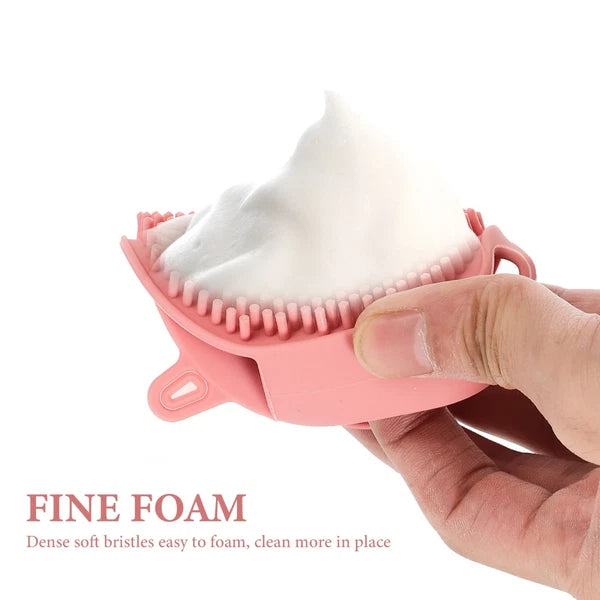 Bath Brush Body Scrubber Exfoliator Exfoliating Newborn Travel Silicone Shower