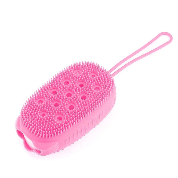 Soft Silicone Shower Brush Body Wash Bath Exfoliating Skin Scrubber Massage Bath