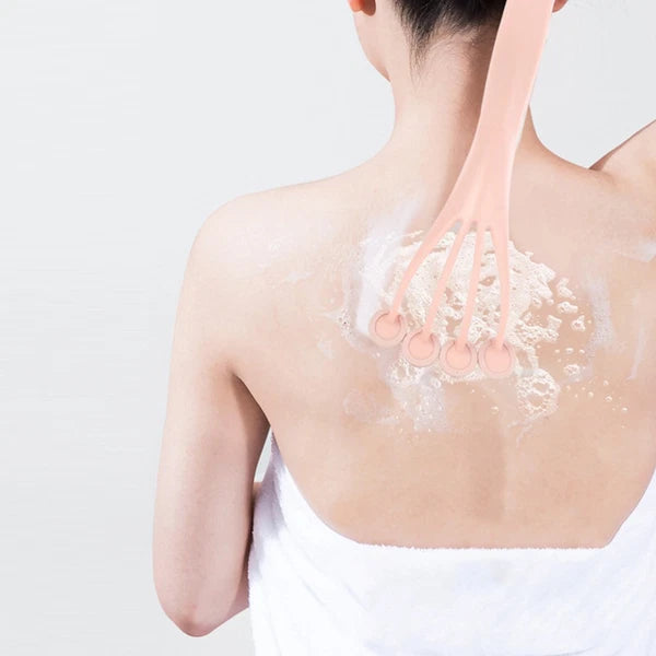 Bath Brush Body Shower Women's Man Exfoliating Back Scrubber for