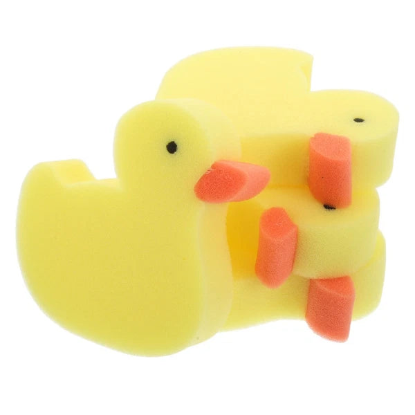 4 Pcs Little Bath Brush Toddler Baby Sponges for Bathing