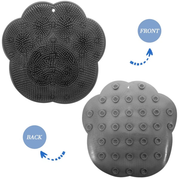 Bath Brush Foot Scrub Mat Back Scrubber Pad Feet Massager Shower Floor