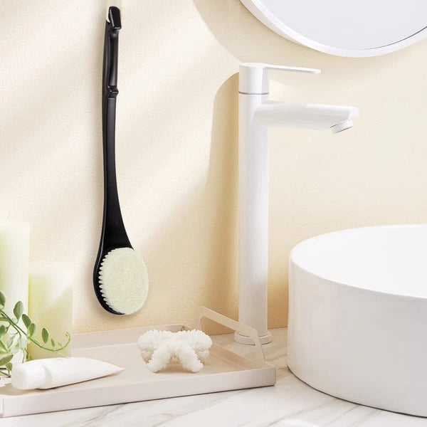 Back Brush Long Handle Shower Bath Body Exfoliating Never Mold For 17 Inches Dry