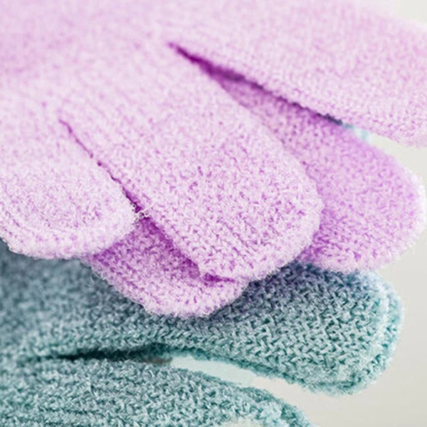 5 Pairs Bath Gloves Exfoliate Body Exfoliator Exfoliating Scrubber