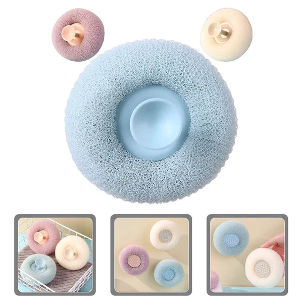 3 Pcs Bath Brush Scrubber for Body Shower Exfoliator Miss Cup