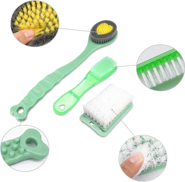 Bath Brush with Long Handle,Back Cleaning Brush,Back Scrubber -Bath & Shower UK