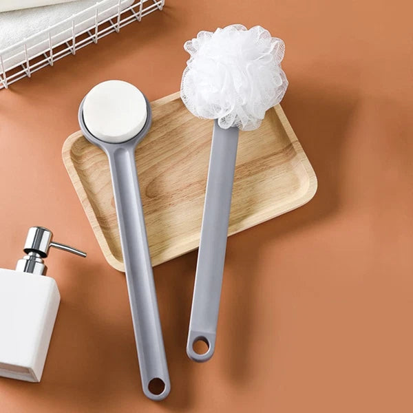 Bath Ball Brush Body Shower Scrubber Exfoliating for Child Back Double-sided