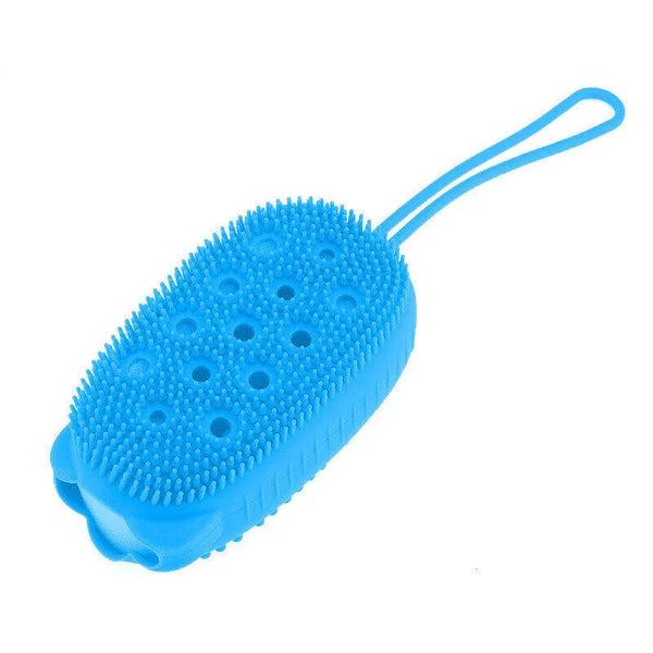 Soft Silicone Shower Brush Body Wash Bath Exfoliating Skin Scrubber Massage Bath