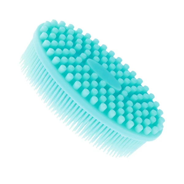 3 Count Bath Brush Body Exfoliator Scrubber Silicone Baby Shower Skin