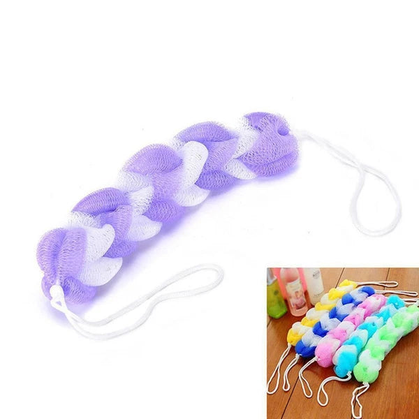 Back Scrubber Bath Shower Mesh Sponge Exfoliating Body Brush Puff  HOTUS
